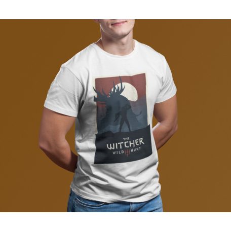 Witcher 01 fehér póló